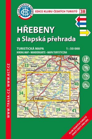 Trasa - KČT Turistická mapa - Hřebeny