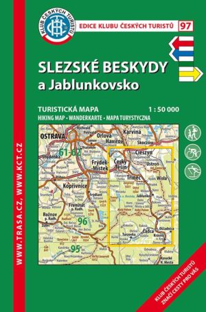 Trasa - KČT Turistická mapa - Slezské Beskydy