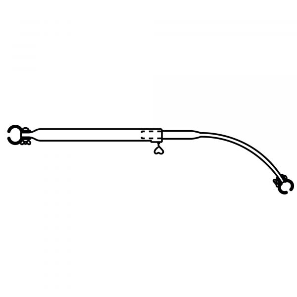 Piper Tyč střešní s ohybem