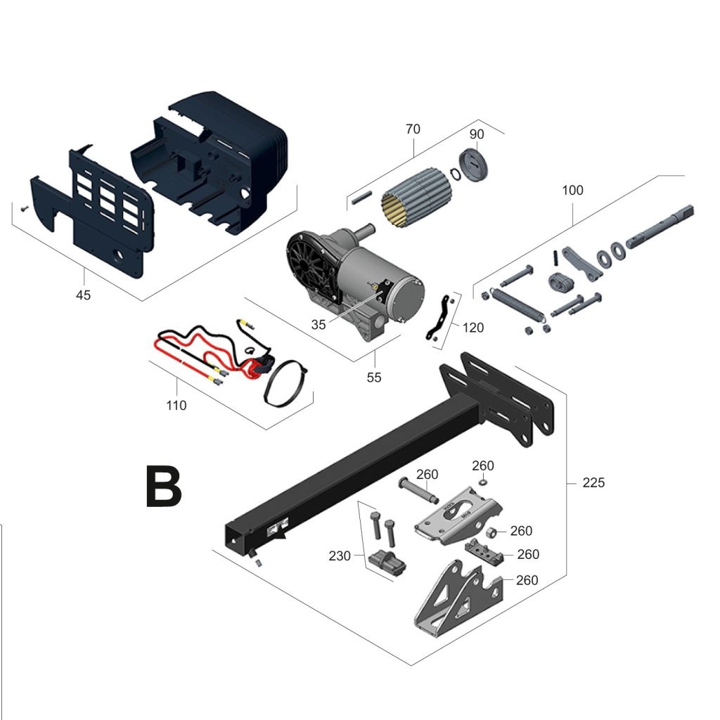 Truma Pohonná jednotka moveru SX B