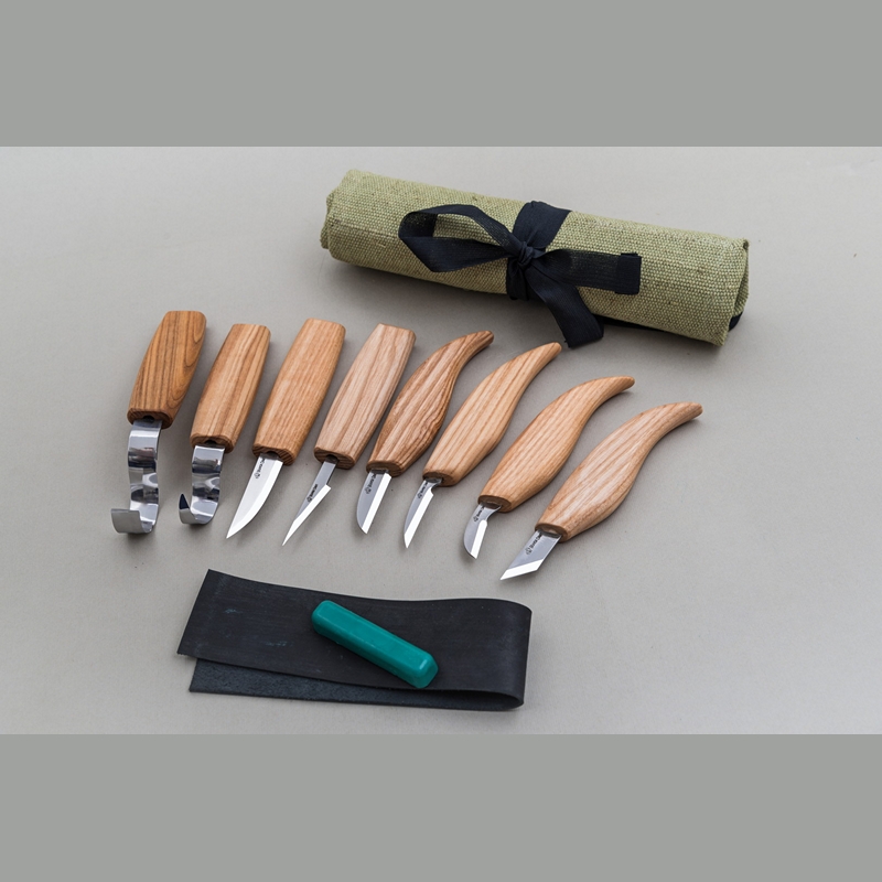 BeaverCraft Řezbářský set S08 - Wood Carving Set of 8 Knives