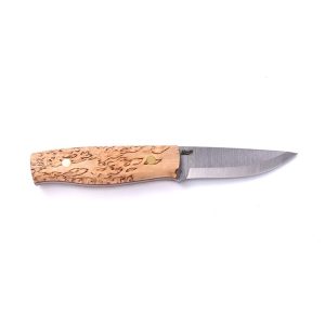 BRISA Nůž Elver 85 - Curly Birch