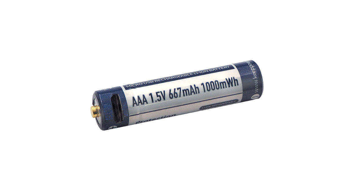 Fenix Dobíjecí USB AAA baterie Keeppower 667 mAh