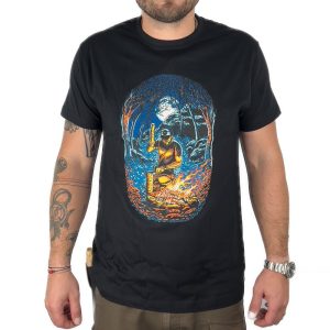 JUBÖ Tričko BUSHCRAFT Thom - černé Velikost: M