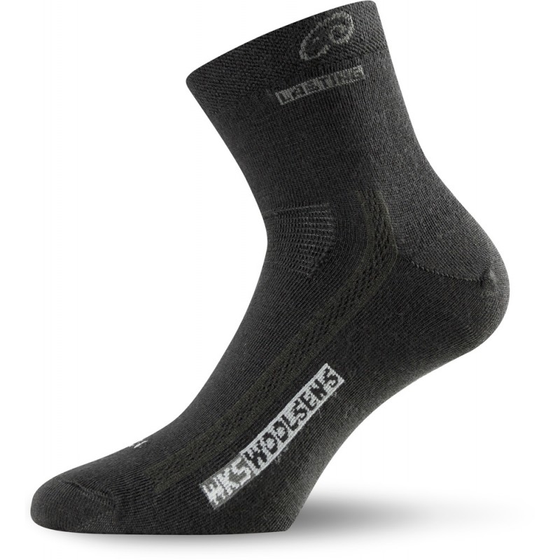 Lasting Ponožky WKS 70% Merino - černé Velikost: L