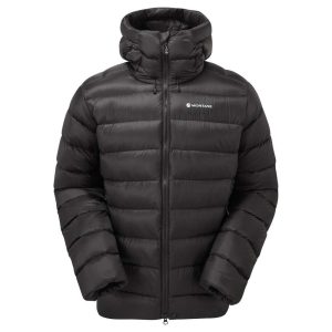 Montane Péřová bunda Anti-Freeze XT Packable Hooded Down Jacket - Black Velikost: XL