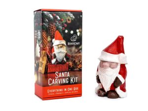 BeaverCraft Dárková vyřezávací sada DIY06 Santa - Santa Carving Hobby Kit