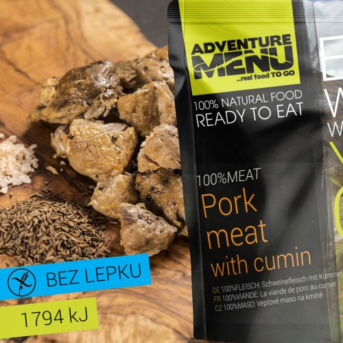 Adventure Menu 100% Vepřové maso na kmíně 200 g
