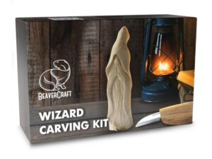 BeaverCraft Dárková vyřezávací sada DIY03 Čaroděj - Wizart Carving Kit