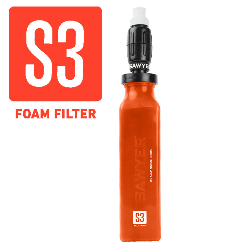Sawyer Vodní cestovní filtr S3 Foam Filter + Micro Squeeze SP2129 - balení BEZ blistru