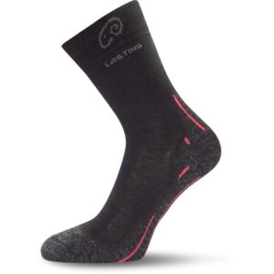 Lasting Ponožky WHI 70% Merino - černé Velikost: M