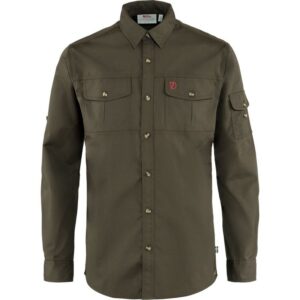 Fjällräven Plátěná košile Singi Trekking Shirt LS M - Dark Olive Velikost: L