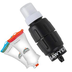 Sawyer Sada vodního filtru SP2129 MICRO + 2x Skládací láhev CNOC Vecto 2L