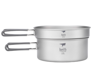 Keith Titanová dvoudílná sada na vaření Cook Set Ti6017 (225g)