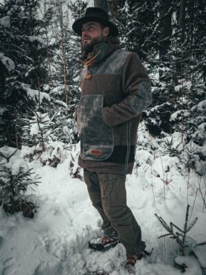 JUBÖ Anorak Bushcraft Waxed & Woolen Velikost: S