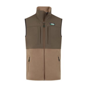Ridgeline Vesta Men's Hybrid Fleece Vest - Light Bark Velikost: XL