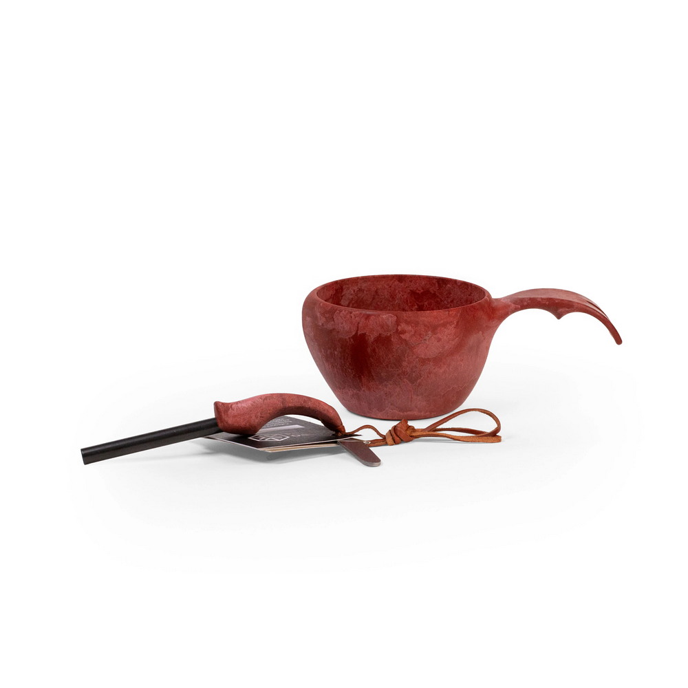 Kupilka 21 + Firesteel 8 Set - Cranberry (RED)