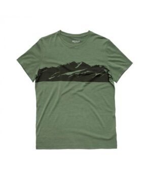 Devold Funkční tričko Classic View zelené – 100% merino Velikost: S