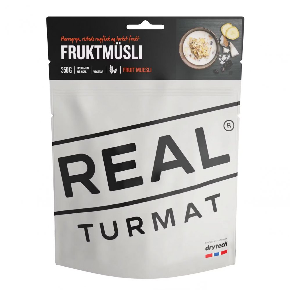 Real Turmat Dehydratované jídlo Fruit Muesli with Apple - Ovocné müsli s jablky