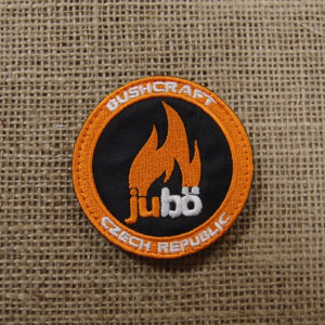 JUBÖ Nášivka se suchým zipem Bushcraft Czech Republic - oranžová