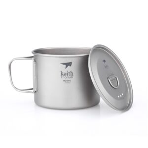 Keith Titanový hrnek s víčkem Mug 900 ml