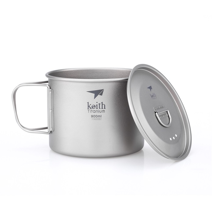 Keith Titanový hrnek s víčkem Mug 900 ml