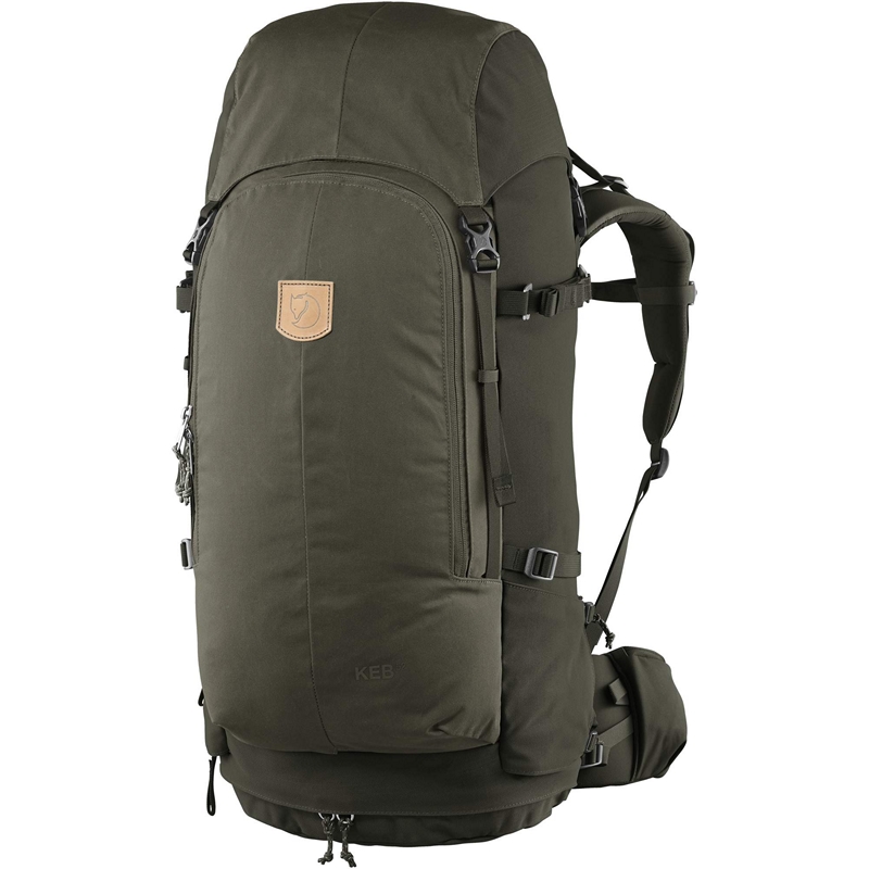 Fjällräven Batoh Keb 52l - Olive-Deep Forest
