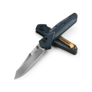 Benchmade OSBORNE 940-04 Reverse Tanto Denim Micarta