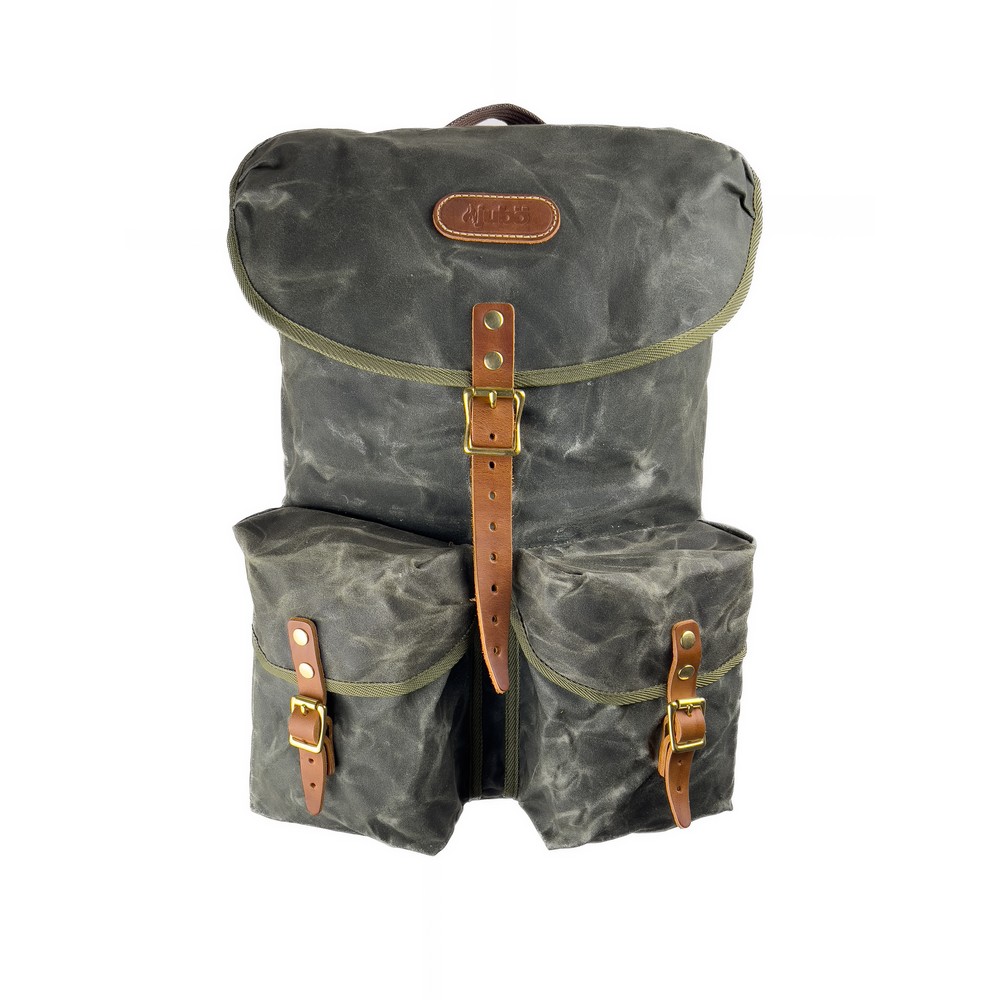 JUBÖ Batoh Bushcraft VANDRÁK Waxed 45l - zelený