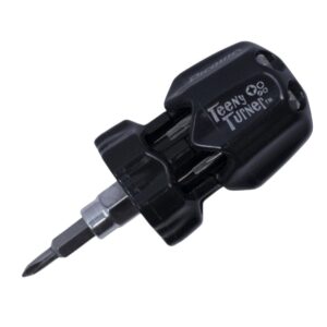 Teeny Turner Picquic minišroubovák s výměnnými bity – černá