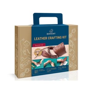BeaverCraft Sada na výrobu náramků Leather Crafting Kit Bracelet Set