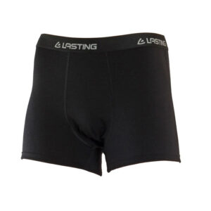 Lasting Pánské Merino boxerky NORO - černé Velikost: 3XL