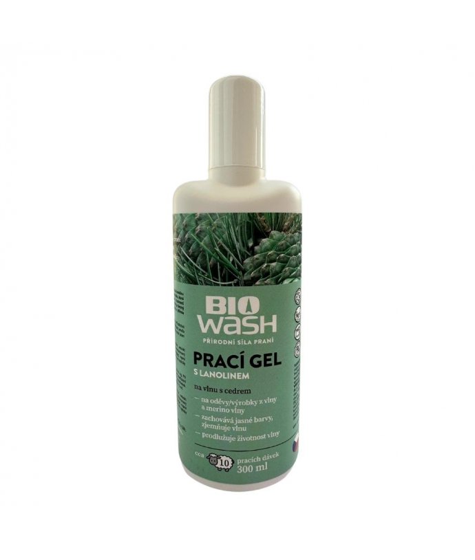 BioWash Prací prostředek cedr & lanolin – 300 ml