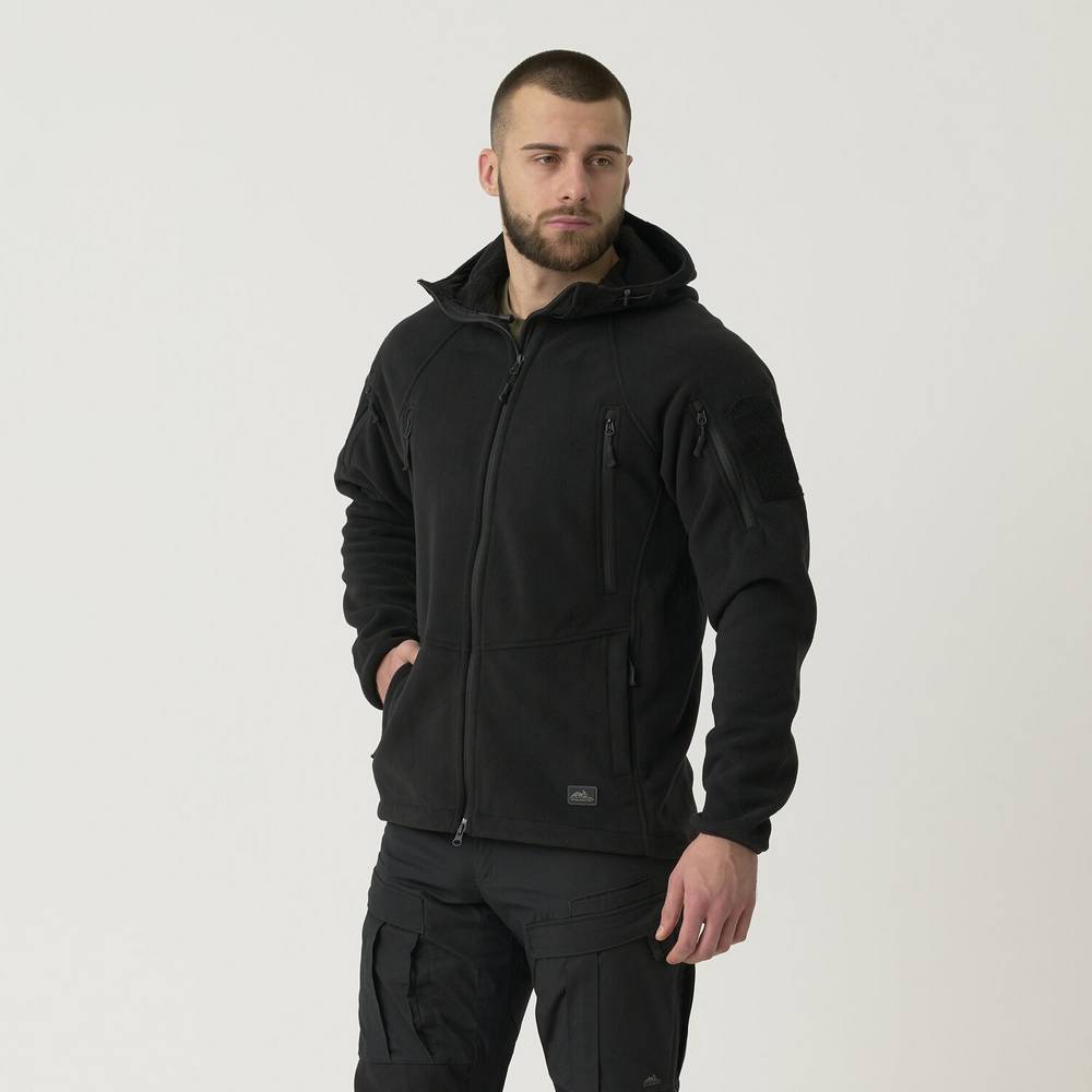 Helikon-Tex Bunda HELIKON Patriot Jacket Mk 2 - Hybrid Fleece - Black Velikost: L