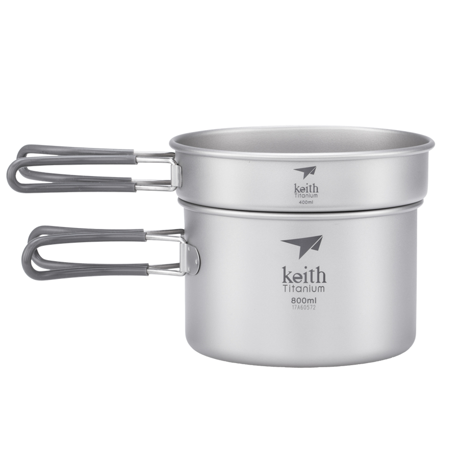 Keith Titanová dvoudílná sada na vaření Cook Set Ti6012 (170g)