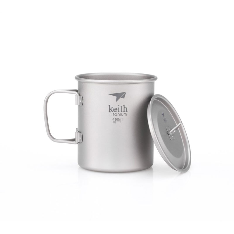Keith Titanový hrnek s víčkem Mug 450 ml