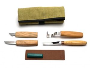 BeaverCraft Řezbářský set S49 - Wood Carving Tool Set for Spoon Carving with compact chisel