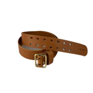 JUBÖ Dvouřadý kožený opasek Bushcraft Varianta: Obvod pasu 107-122 cm