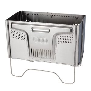 UCO Gear Kempinkové ohniště a grill UCO Flatpack Smokeless Firepit & Grill 42x24 cm