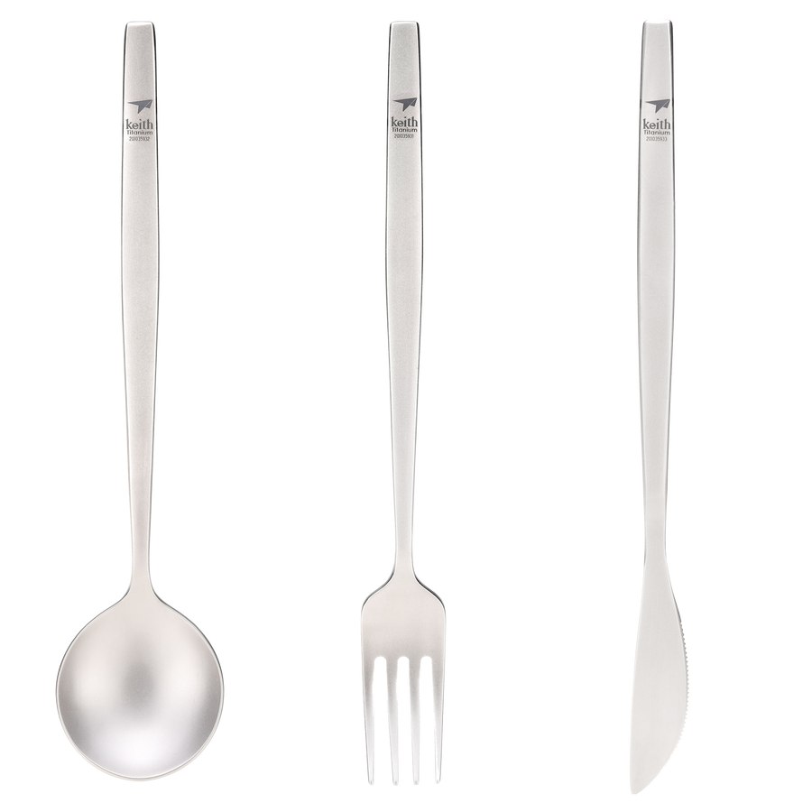 Keith Titanový příbor Sets of 3 Cutlery Ti5210