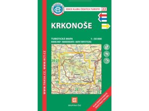 Trasa - KČT Laminovaná turistická mapa - Krkonoše 12. vydání