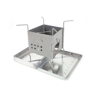 Firebox Outdoors Turistický vařič dřívkáč Firebox G2 NANO Ultralight Stove X-Case - nerez Dřevo