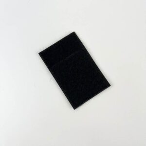 JUBÖ Velcro se skrytou kapsou Secret Vlajka 8x5 cm (háčky) - černá