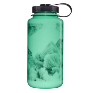 Nalgene Svítící láhev Wide Mouth Sustain 1000ml - Glow BLACK CRYSTALS