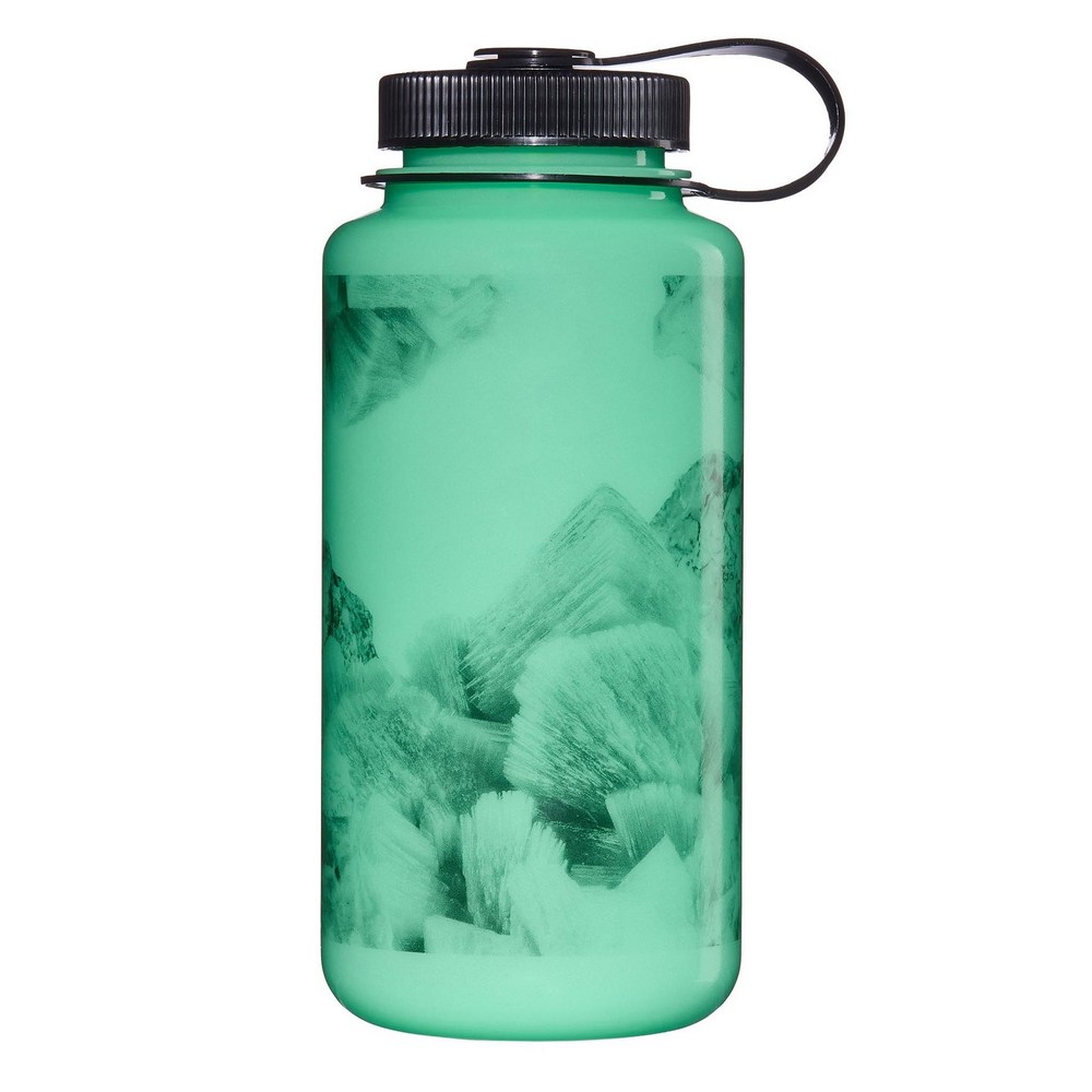 Nalgene Svítící láhev Wide Mouth Sustain 1000ml - Glow BLACK CRYSTALS