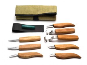 BeaverCraft Řezbářský set S08 Wood Carving Set - 8 typů nožů