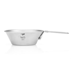 Keith Titanová miska s držákem Bowl with Folding Handle