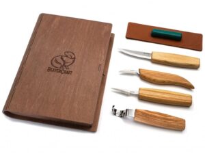 BeaverCraft Dárková sada řezbářského setu S09 BOOK CASE