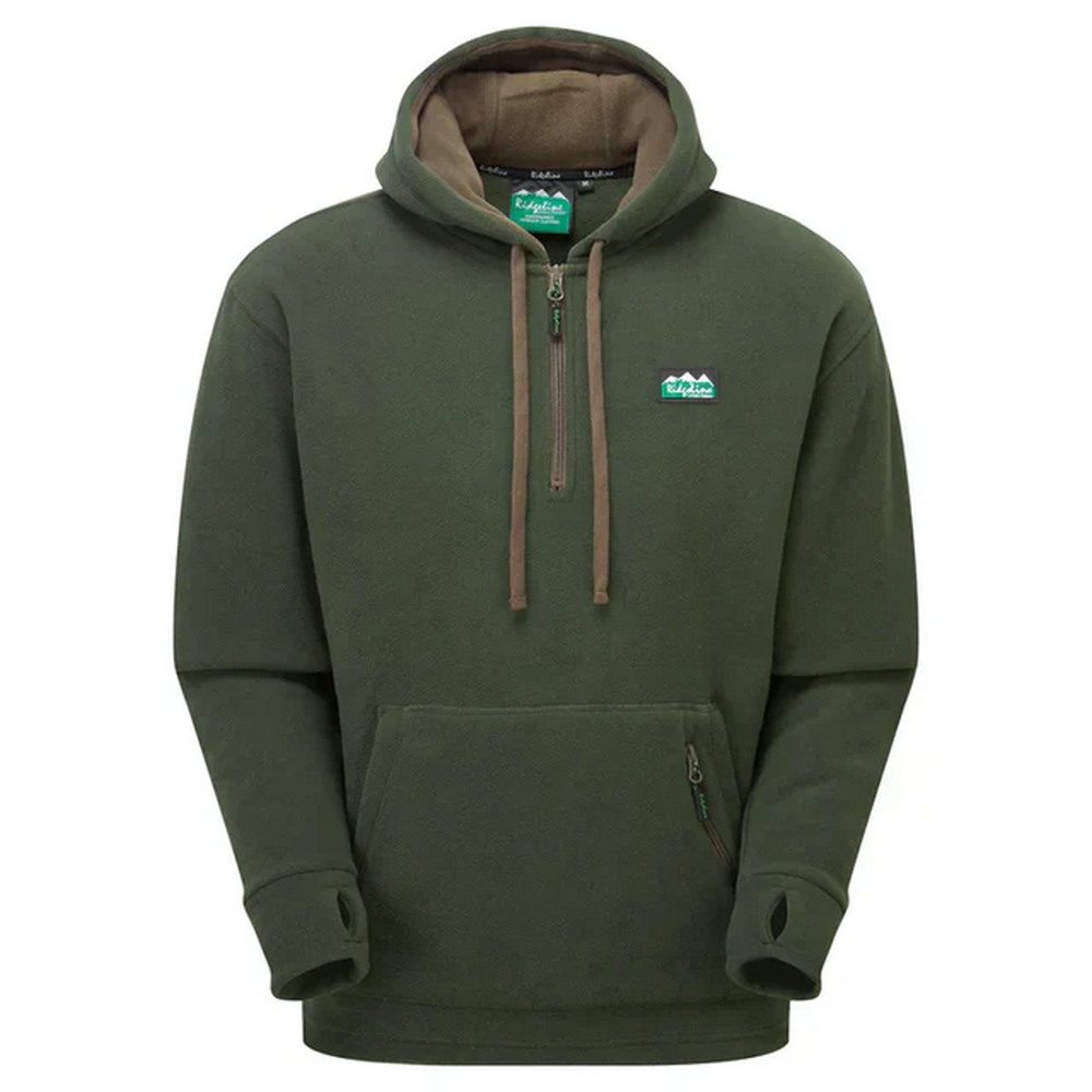 Ridgeline Mikina Ballistic Long Sleeved Fleece Hoodie - Deep Forest Velikost: M