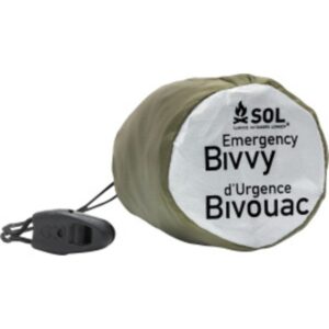 S.O.L. Survive Outdoors Longer Nouzový bivak S.O.L. Emergency Bivvy - OD Green s píšťalkou